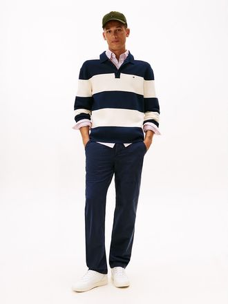 Tommy Hilfiger Mens Regular Fit Garment-Dyed Utility Pant - Navy - 31W x 32L