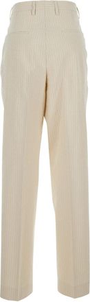 Dries Van Noten Womens Trousers Pilar Beige Cotton
