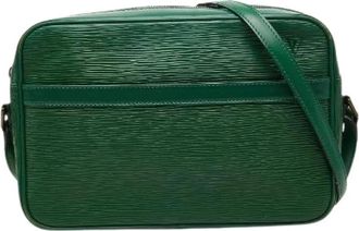 Louis Vuitton Pre-owned Cross Body Bags, female, Green, Size: ONE SIZE Pre-owned Trocadero Epi Shoulder Bag
