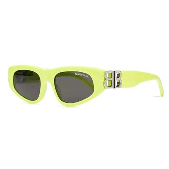 Balenciaga BB0095S007 Neon Acetate Sunglasses - Yellow