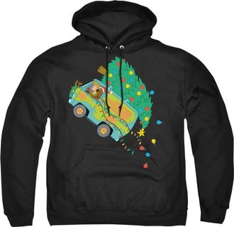 Gildan Scooby Doo Oh Christmas Tree Adult Pull Over Hoodie / Hooded Sweatshirt