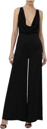 Elisabetta Franchi Tuta - Dames - Jumpsuits - Zwart - M - Jumpsuits & Playsuits