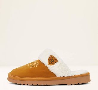 Ariat Womens Jackie Square Toe Slippers In Chestnut