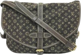 Louis Vuitton Pre-owned Canvas Cross Body Bag - unisex - Vintage Schoudertas - Bruin - ONE Size - Leer - Vintage