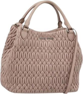 Miu Miu Borsa Pre-owned - - Pre-owned - Donna - Rosa - ONE SIZE