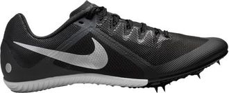 Nike Mens Zoom Rival Multi 10 - Track & Field Shoes Black/Metallic Silver/Light Smoke Grey Size 10.0