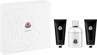 Moncler Womens Pour Homme Gift Set 100ml EDP, Shower Gel And Shampoo - One Size