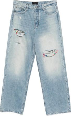 Nahmias Ripped Beaded Jeans