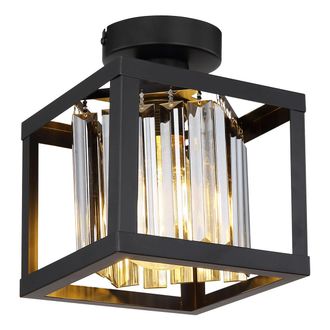 Globo Lighting Plaf&oacute;n - Mathilde - Negro - Metal - E27 - 15697d