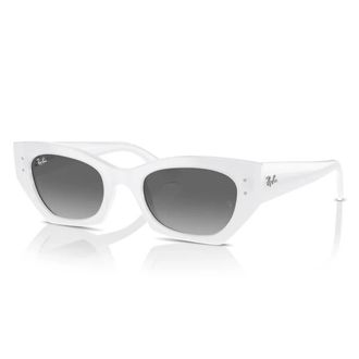 Ray-Ban Tijdloze Stijl Zonnebril Zena Rb 4430 - unisex - Zonnebrillen - Wit - 49 MM - Accessoires