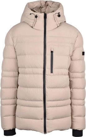 Peuterey Praxi NS Down Jacket - Heren - Gewatteerde jassen - Beige - 2XL - Jassen