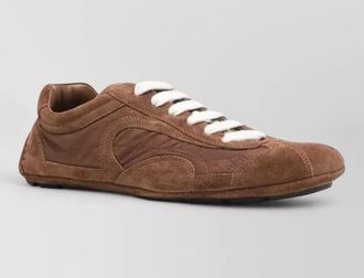 Prada montecarlo 2005 reedition suede nylon sneakers