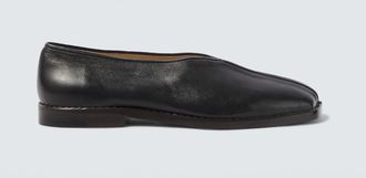 Christophe Lemaire Leather slip-on shoes