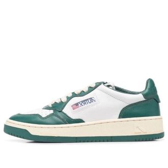 Autry (WMNS) AUTRY Medalist Low Bicolor White Green AULW-WB11