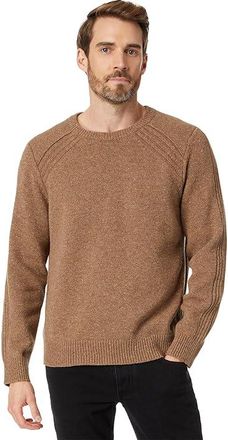 L.L.Bean LLBean Rangeley Merino Crew Neck Sweater - Mens Taupe Heather