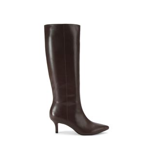 Carvela Womens Leather Liscio Knee Boots - Brown - Size UK 7