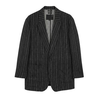 R13 Elongated Oversized Ragged Blazer - female - R13 - Blazers - Gray - XS - Jackets