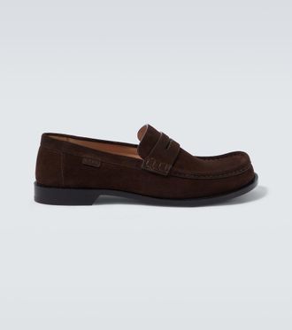 Loewe Campo suede penny loafers