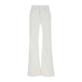 Lois Flared Jeans, female, White, Size: W30 Straight-leg Jeans