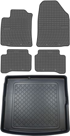 OEM Hyundai Ioniq Hatchback De Octubre De 2016 A 2021. Juego De Alfombrillas De Goma Para Coche Y Alfombrilla Para Maletero