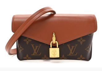 Louis Vuitton Coated Canvas And Leather Bag Size XS