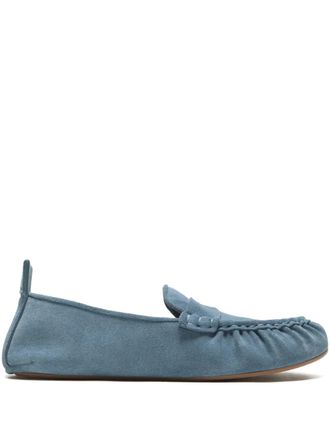 Acne Studios suede loafers - Blue