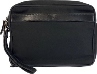 Gucci Black Nylon Clutch (Authentic Pre-Loved)