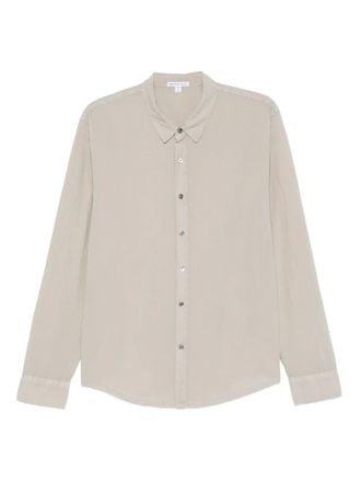 James Perse Katoenen overhemd - Beige