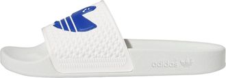 adidas Shmoofoil Slides Asia Sizing White Royal Blue IE3086