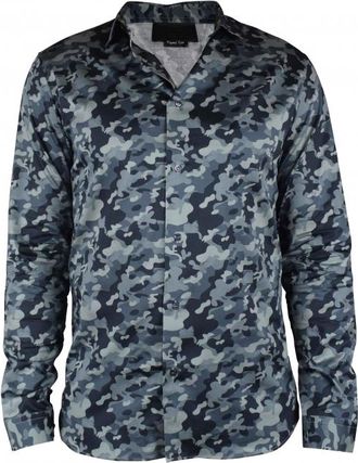 Philipp Plein LS Camouflageshirt Grijs