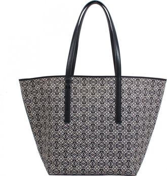Loewe Canvas Leather Tote Bag (Pre-Owned)
