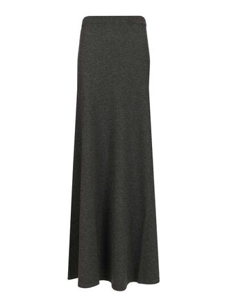 Balenciaga Maxi Skirt Gonne Grey-Donna