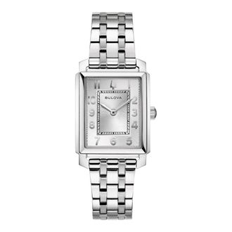 Bulova Sutton Tank - Dames - Horloges - Wit - ONE Size - Accessoires