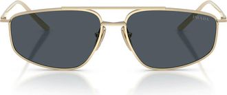 Prada Sunglasses Prc51 S Zvn70 B Pale Gold/Dark Gray Women
