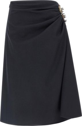 Dries Van Noten Blue Sovora Skirt