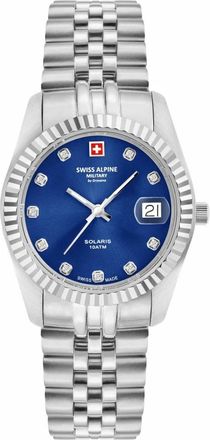 Swiss Alpine Military Solaris Horloge - Dames - Accessoires - Grijs - Maat: ONE Size