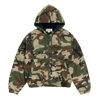 St&uuml;ssy Ripstop Work Jacket Woodland Camo 115945-WOCA
