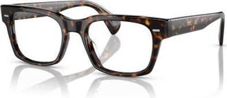 Oliver Peoples 54mm Square optical glasses in Tortoise at Nordstrom