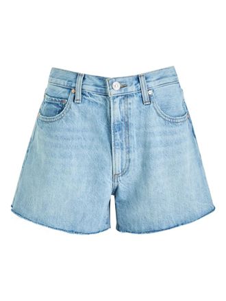 Paige Archie distressed frayed shorts - Blu