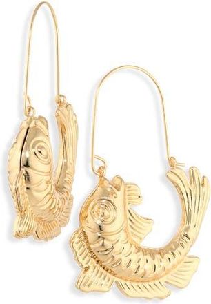Natasha Koi Fish Drop Earrings in Gold at Nordstrom Rack