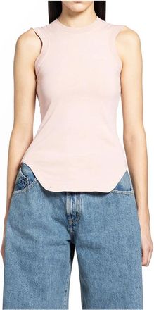 The Attico Reese Tank Top - Dames - Tops zonder mouwen - Roze - XS - Katoen - Tops