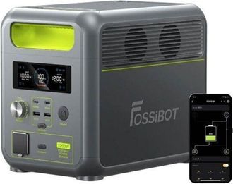 OEM Centrale El&eacute;ctrica 1200w 1024wh, Generador El&eacute;ctrico Port&aacute;til Fossibot F1200, Estaci&oacute;n El&eacute;ctrica De Bater&iacute;a Lifepo4, Hogar, Camping, Rv