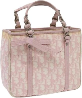 Dior Pre-owned Handbags, female, Pink, Size: ONE SIZE Pre-owned Vintage Hand Bag