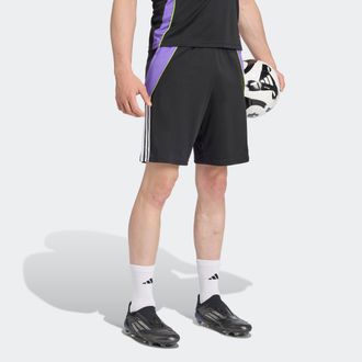 adidas Trainingsshorts ADIDAS PERFORMANCE TIRO24 TRSHO, Damen, Gr. XXL, N-Gr, lila (schwarz, lila rush), Obermaterial: 100% Polyester, Hosen Trainingsshorts