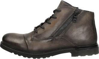 Bugatti Vittore Veterlaarzen - Heren - Veterlaarzen - Grijs - 41 EU - Leer - Schoenen