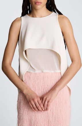 Kenneth Cole High/Low Layer Tank in Oyster at Nordstrom, Size X-Large