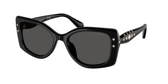 Swarovski SK6058U 100187 Womens Sunglasses Black Size 54