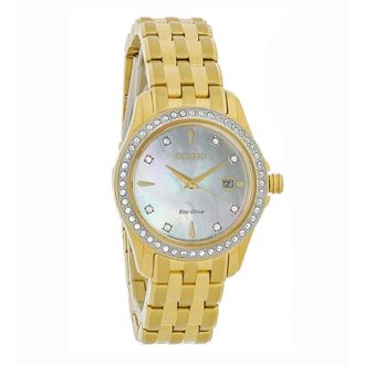 Citizen Silhouette Mother of Pearl Dial Ladies Watch EW1907-78D