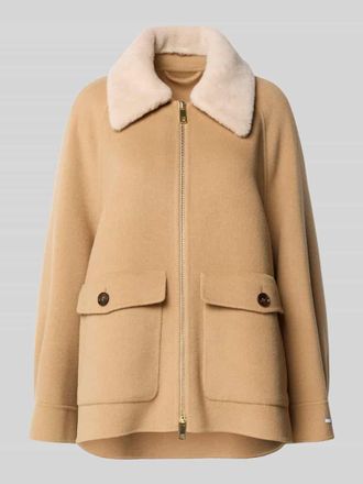 Marella Jacke mit Rei&szlig;verschluss Modell GETTONE in Camel, Gr&ouml;&szlig;e 38