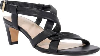 Dune London Womens Ladies Motivating - Mid Height Sandals - Black Leather - Size UK 5